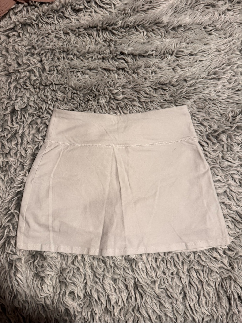 Hollister Ultra High-Rise Skirt in Light Cream